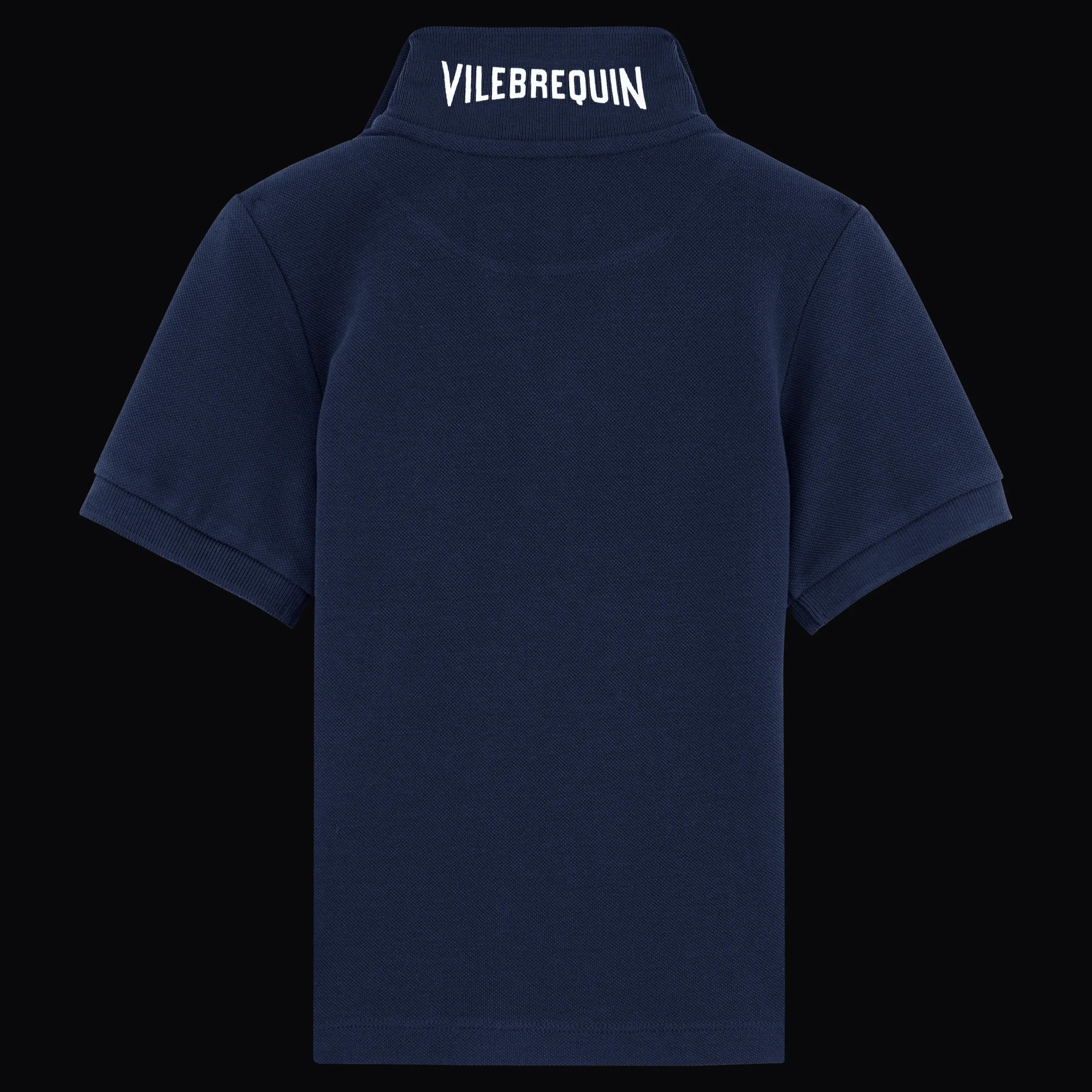 Outlet Vilebrequin Boys Changing Cotton Pique Polo Shirt Solid Navy/Blue