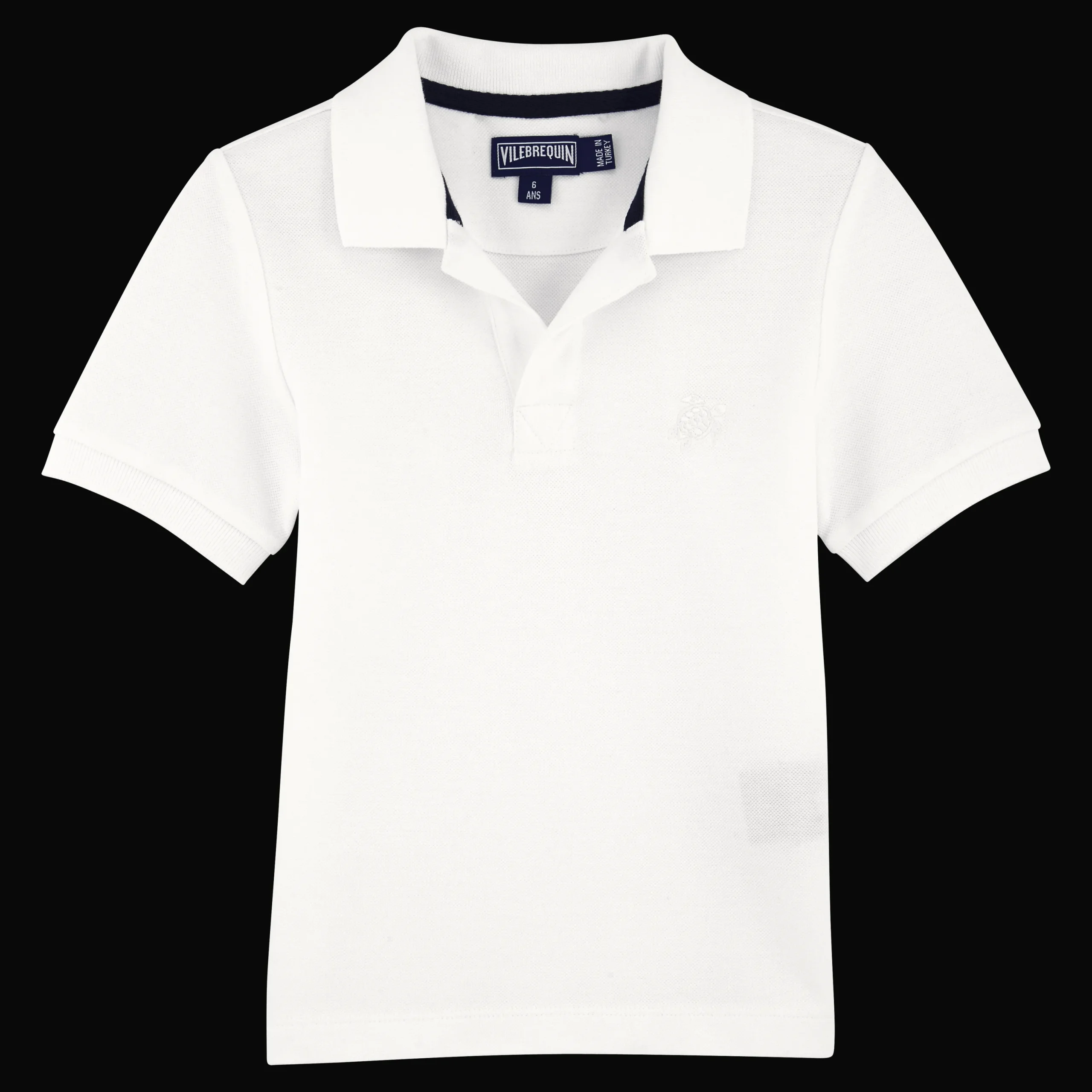Hot Vilebrequin Boys Changing Cotton Pique Polo Shirt Solid White/White