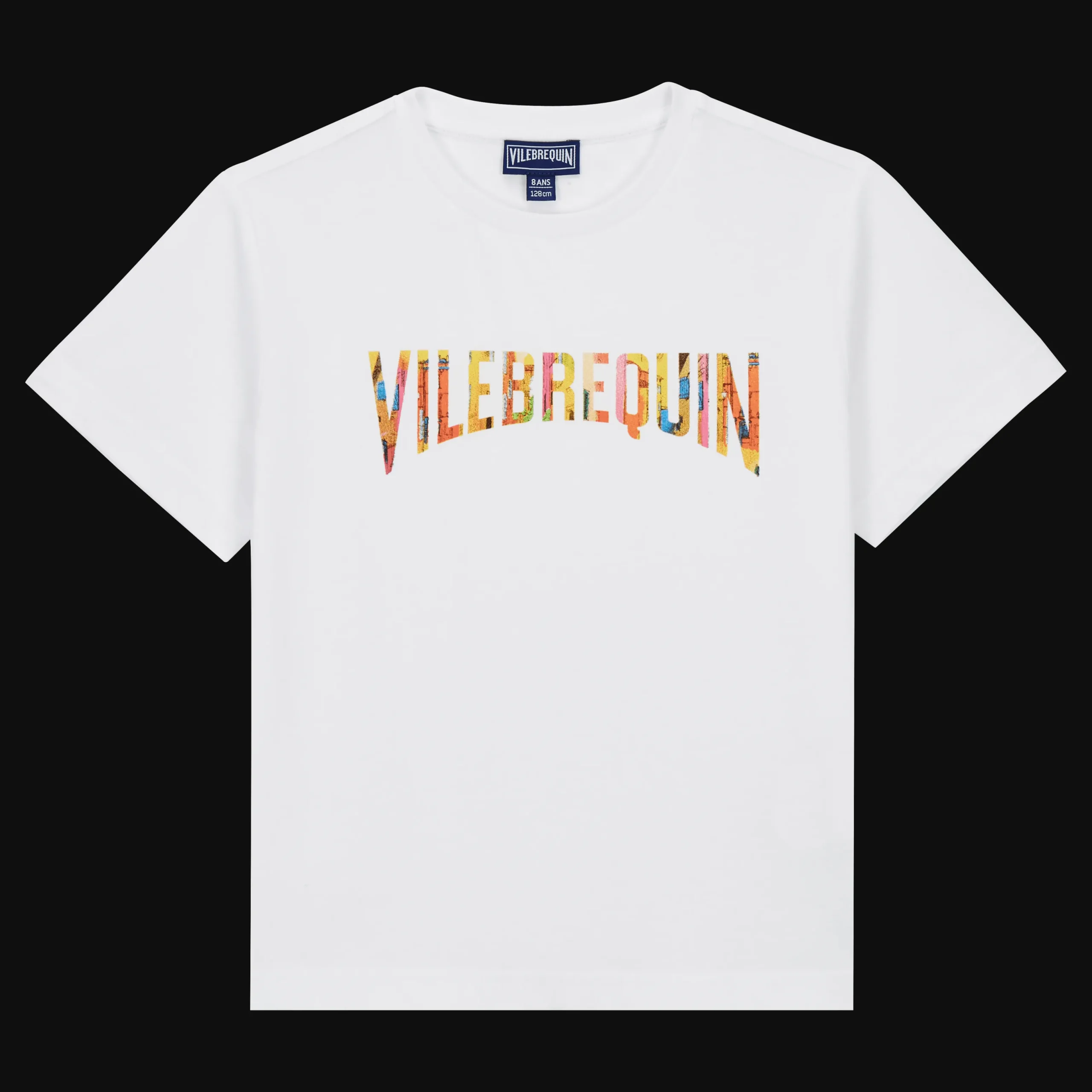 Hot Vilebrequin Boys Cotton T-Shirt Sunny Streets White/White