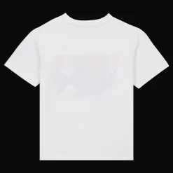 Online Vilebrequin Boys Cotton T-Shirt Vbq Fish White/White