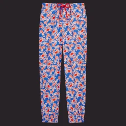 New Vilebrequin Boys Pants Crabs & Shrimps Earthenware/Blue