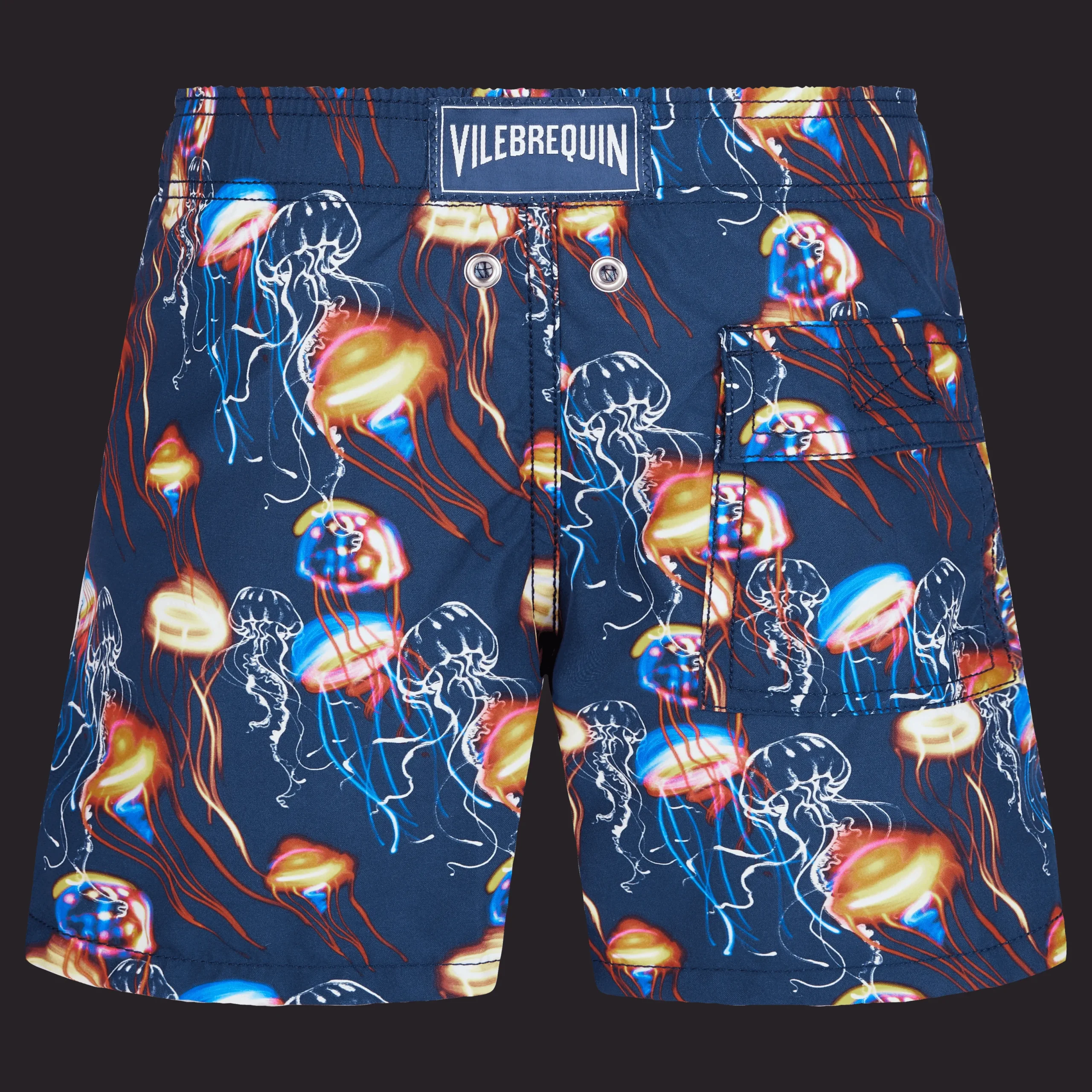 Clearance Vilebrequin Boys Swim Shorts Neo Medusa Navy/Blue