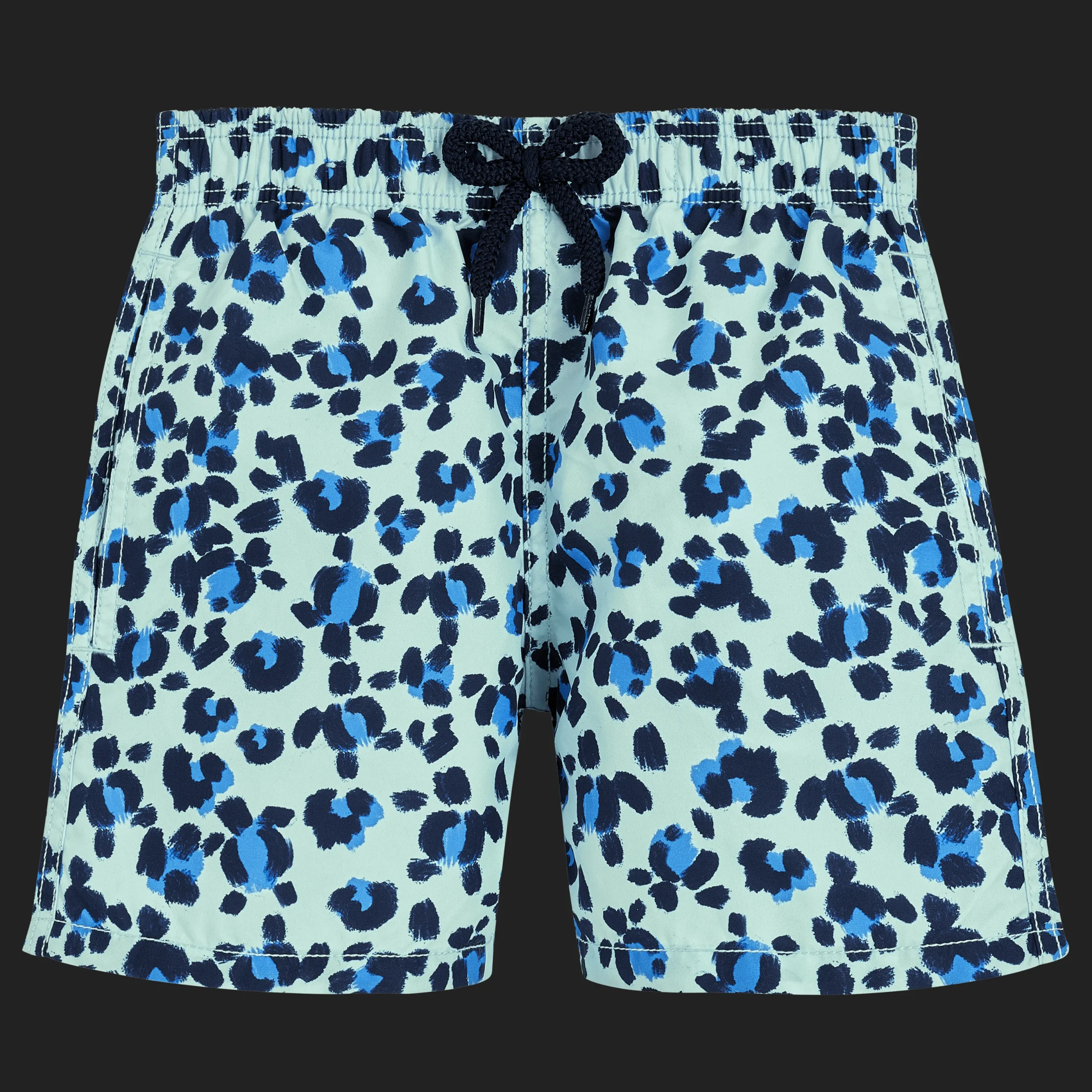 Online Vilebrequin Boys Swim Shorts Turtles Leopard Thalassa/Blue