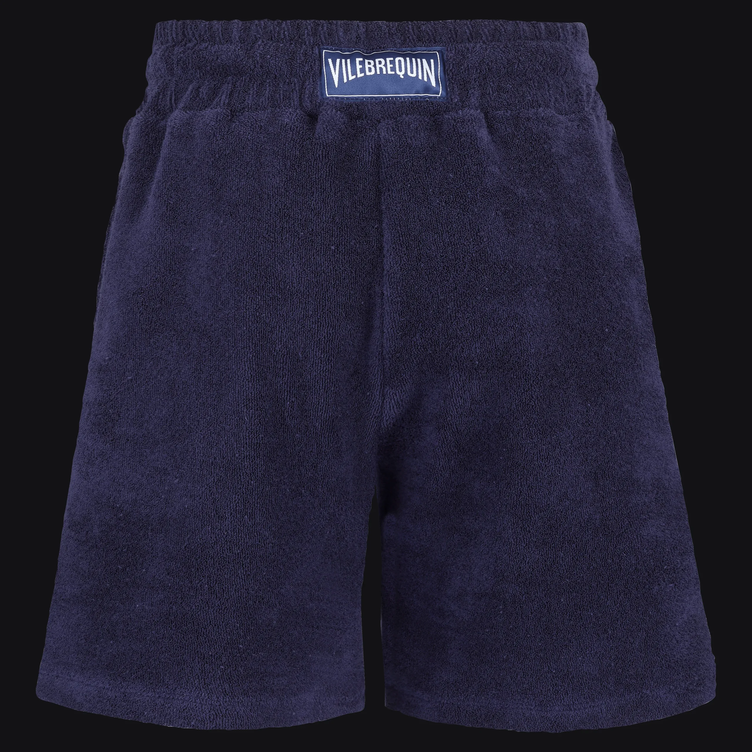 Best Vilebrequin Boys Terry Bermuda Solid Navy/Blue