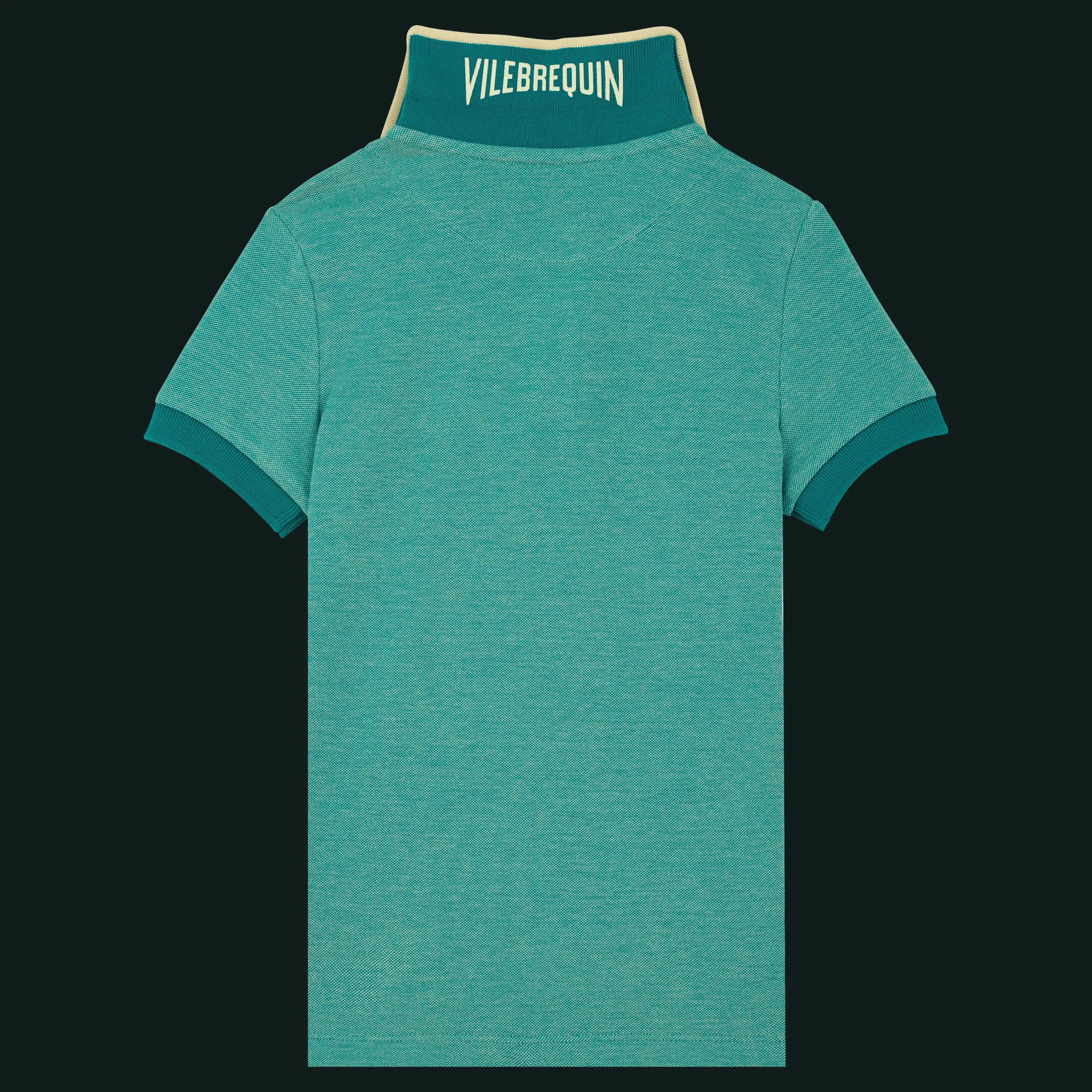 Best Sale Vilebrequin Cotton Pique Boys Polo Shirt Solid Emerald/Green