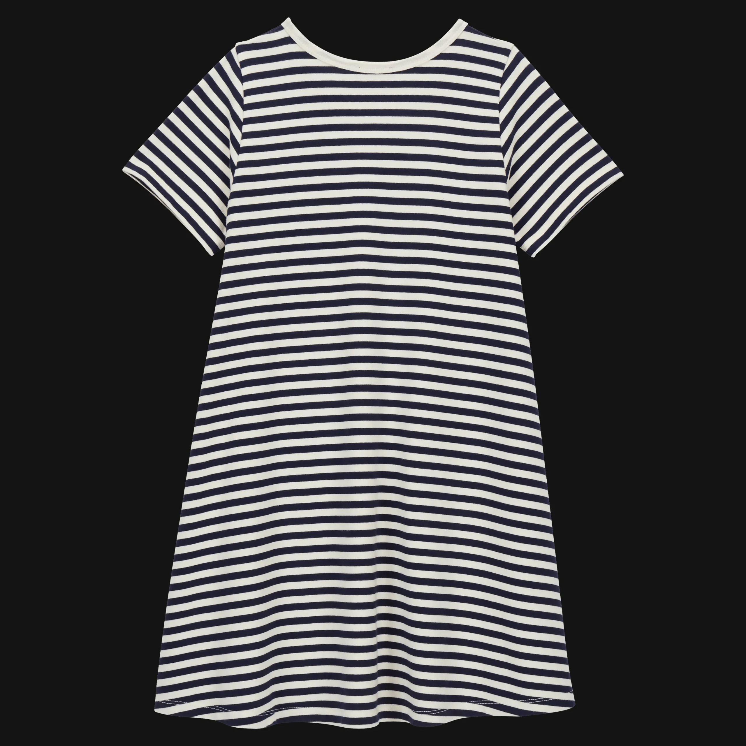 Shop Vilebrequin Girls Dress Stripes Navy/White/Blue