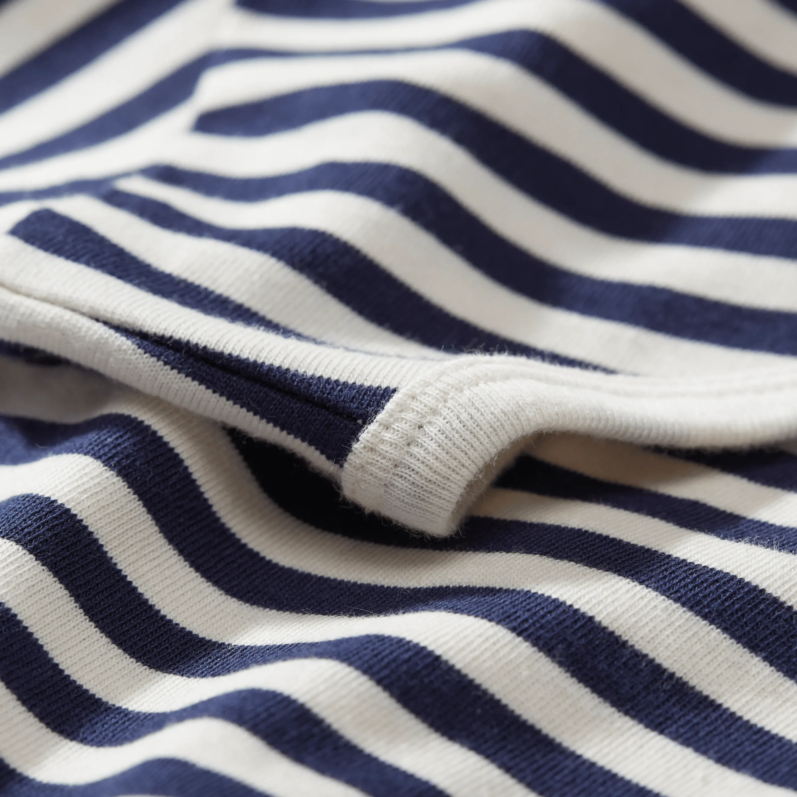 Shop Vilebrequin Girls Dress Stripes Navy/White/Blue