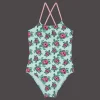 Best Vilebrequin Girls One-Piece Swimsuit Provencal Turtle Thalassa/Blue