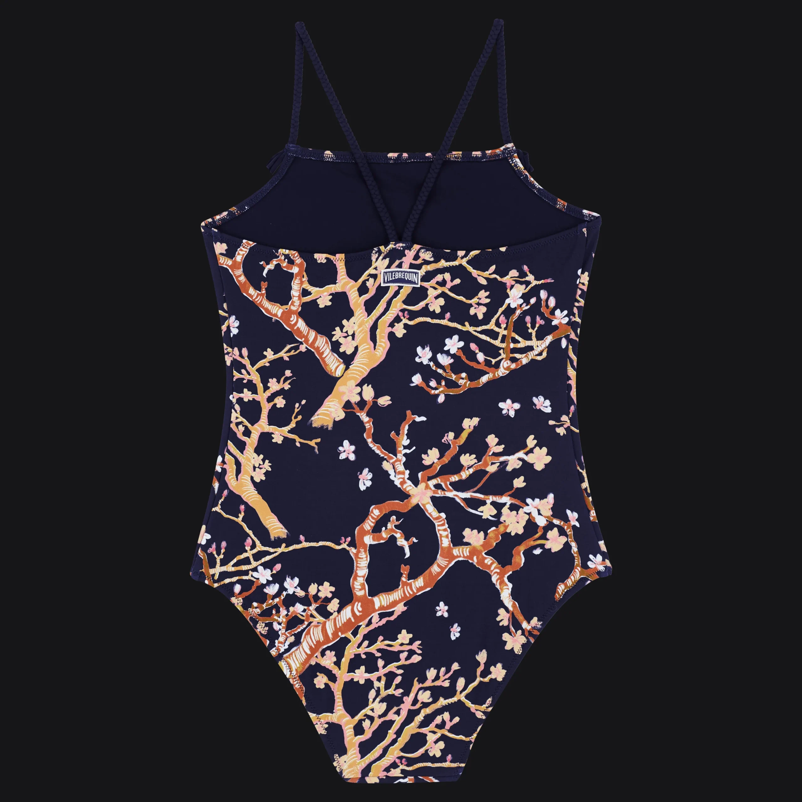 Store Vilebrequin Girls One-Piece Swimsuit Sweet Blossom Navy/Blue