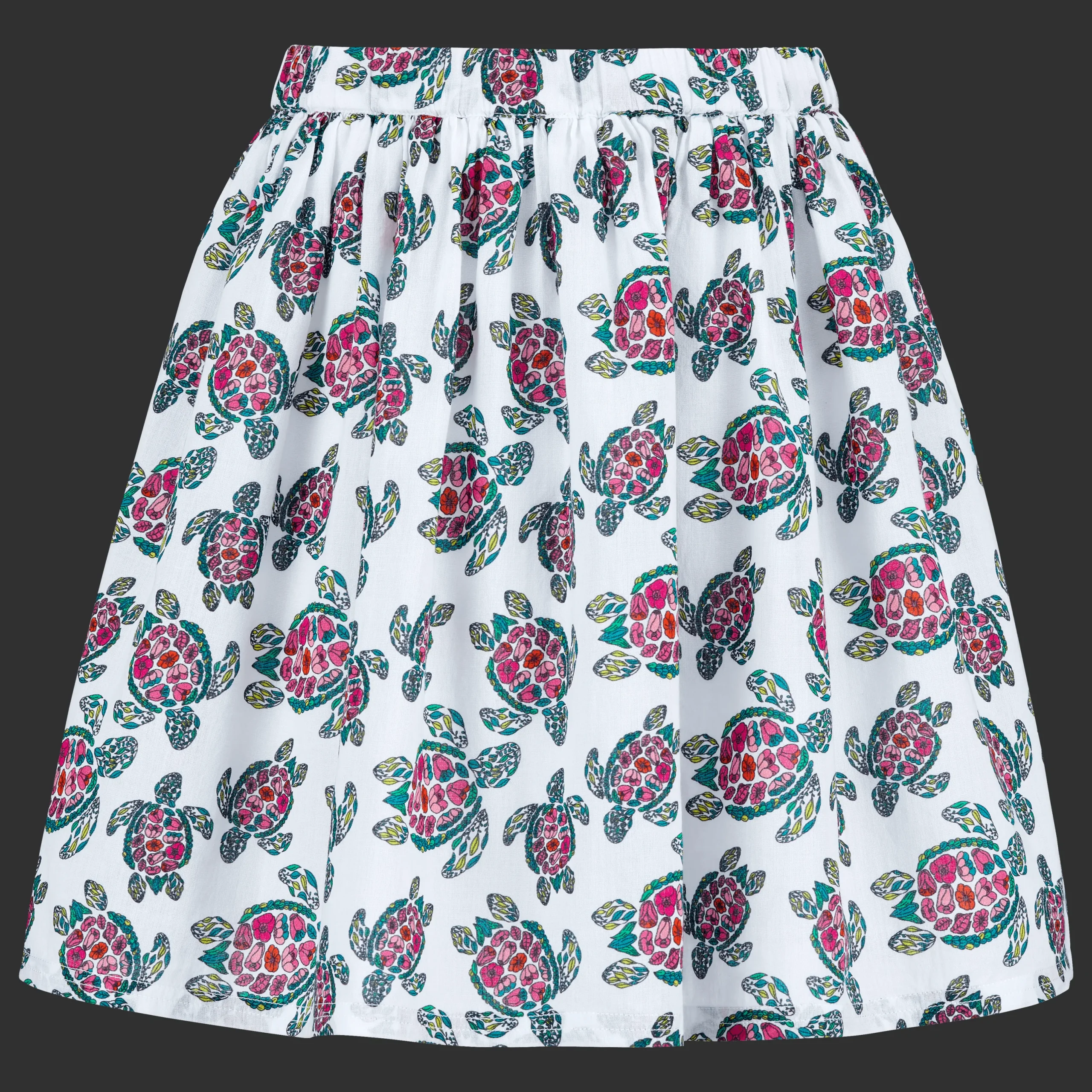 Store Vilebrequin Girls Skirt Provencal Turtle White/White