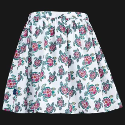 Store Vilebrequin Girls Skirt Provencal Turtle White/White