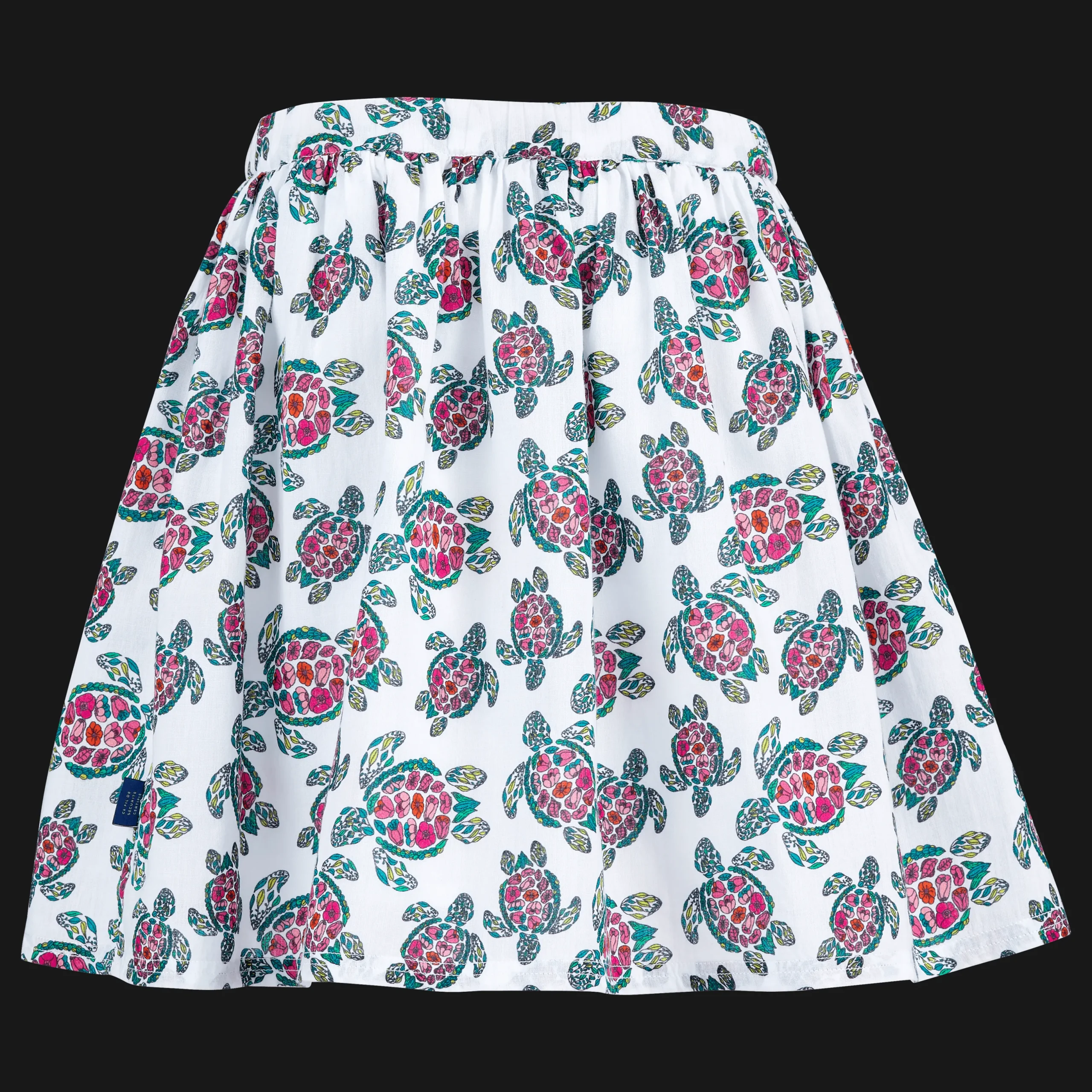 Store Vilebrequin Girls Skirt Provencal Turtle White/White
