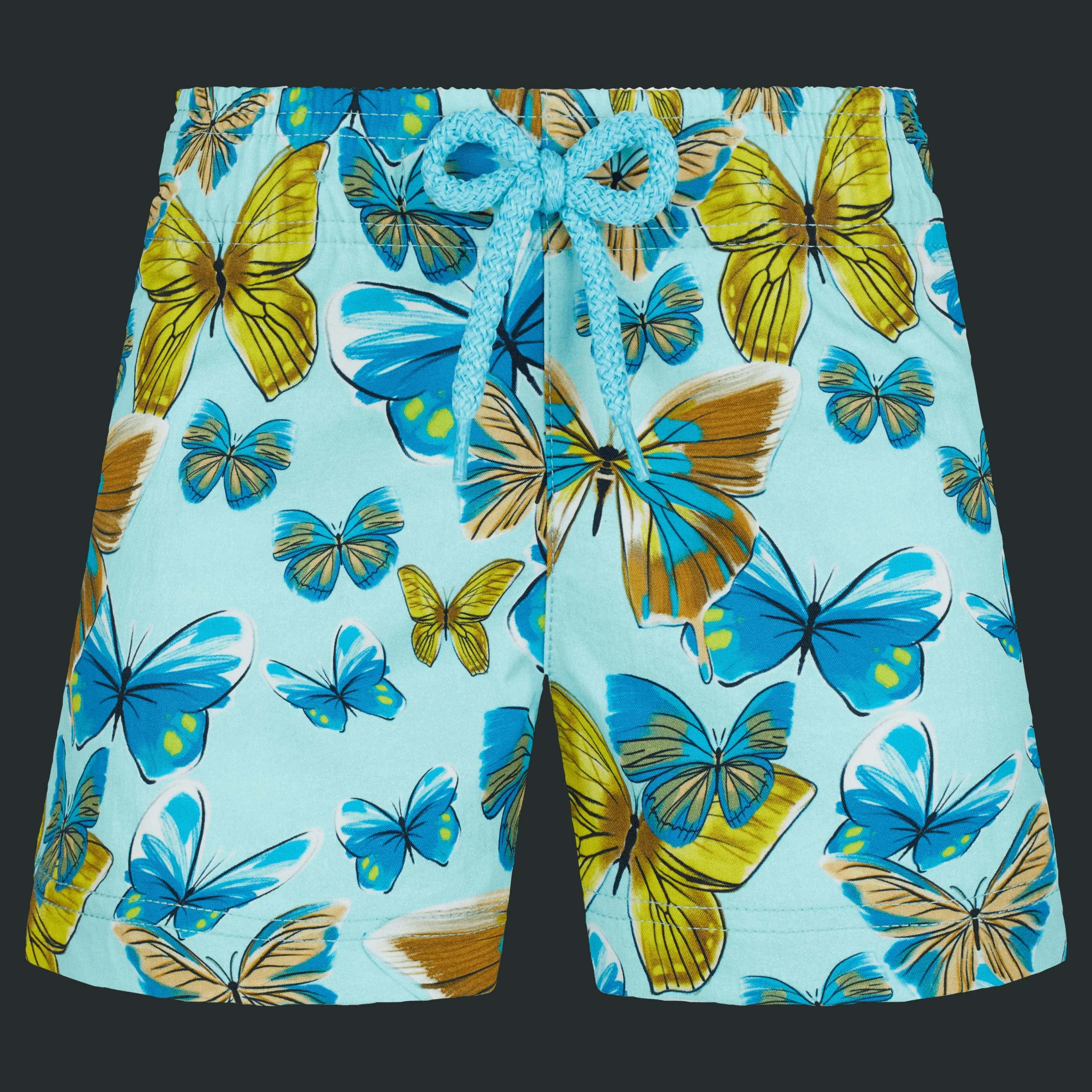 Outlet Vilebrequin Girls Swim Short Butterflies Lagoon/Blue