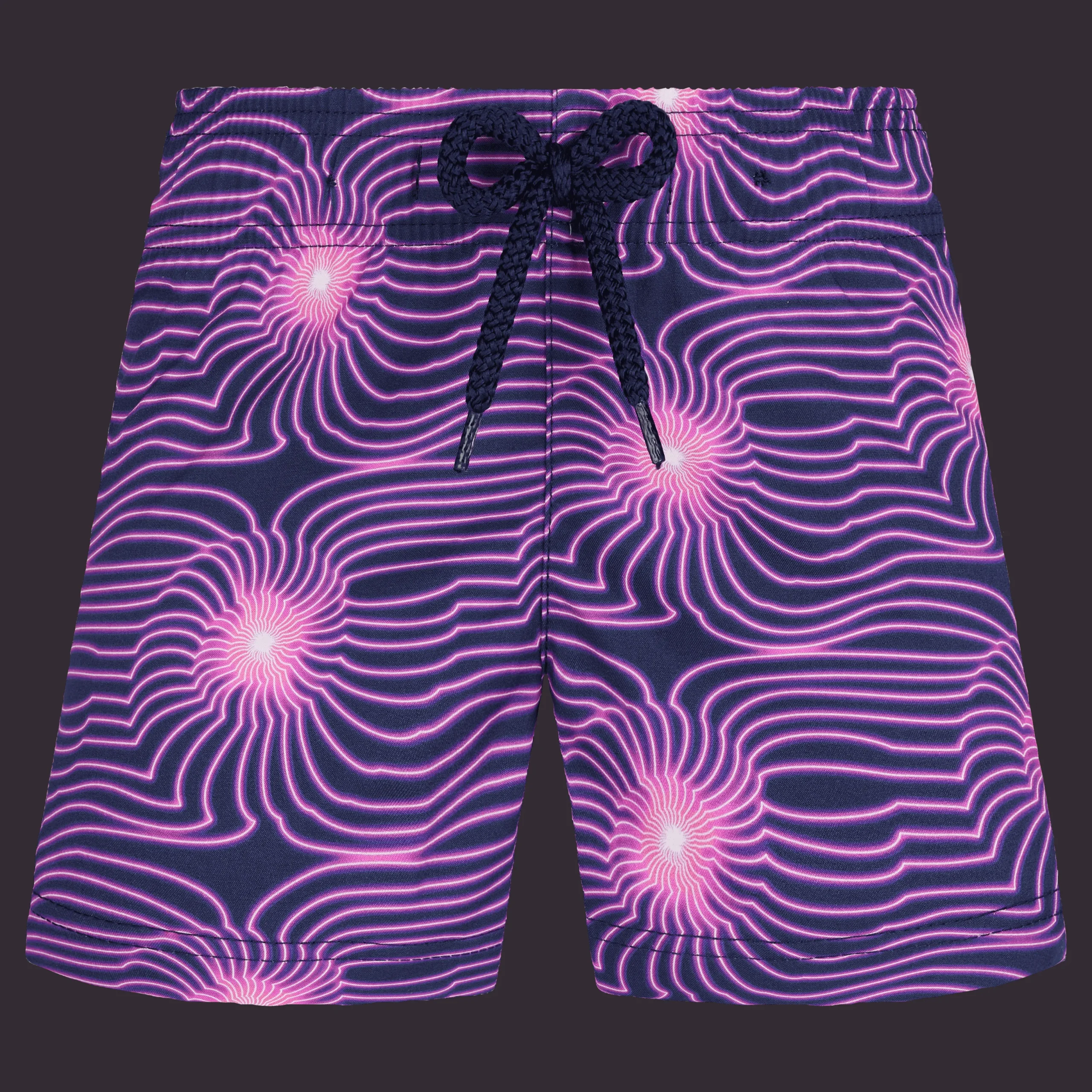 Hot Vilebrequin Girls Swim Short Hypno Shell Navy/Blue