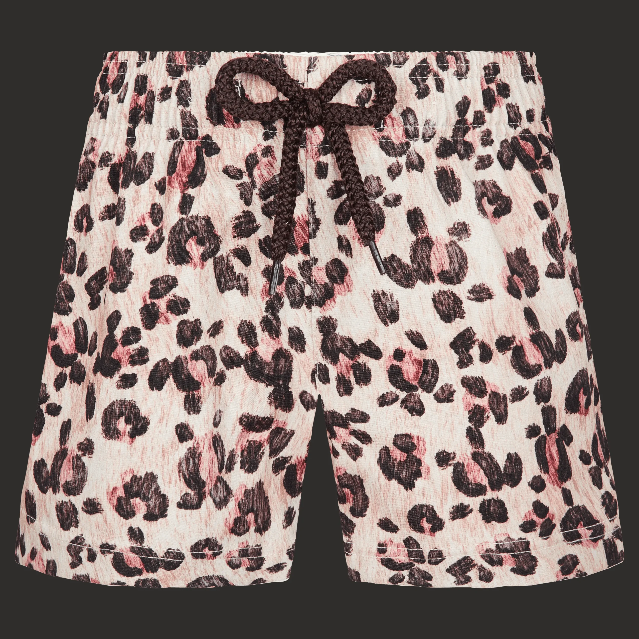 Discount Vilebrequin Girls Swim Trunks Turtles Leopard Straw/Yellow