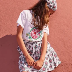 Best Vilebrequin Girls T-Shirt Provencal Turtle White/White