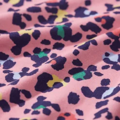 Sale Vilebrequin Girls T-Shirt Turtles Leopard Candy/Pink