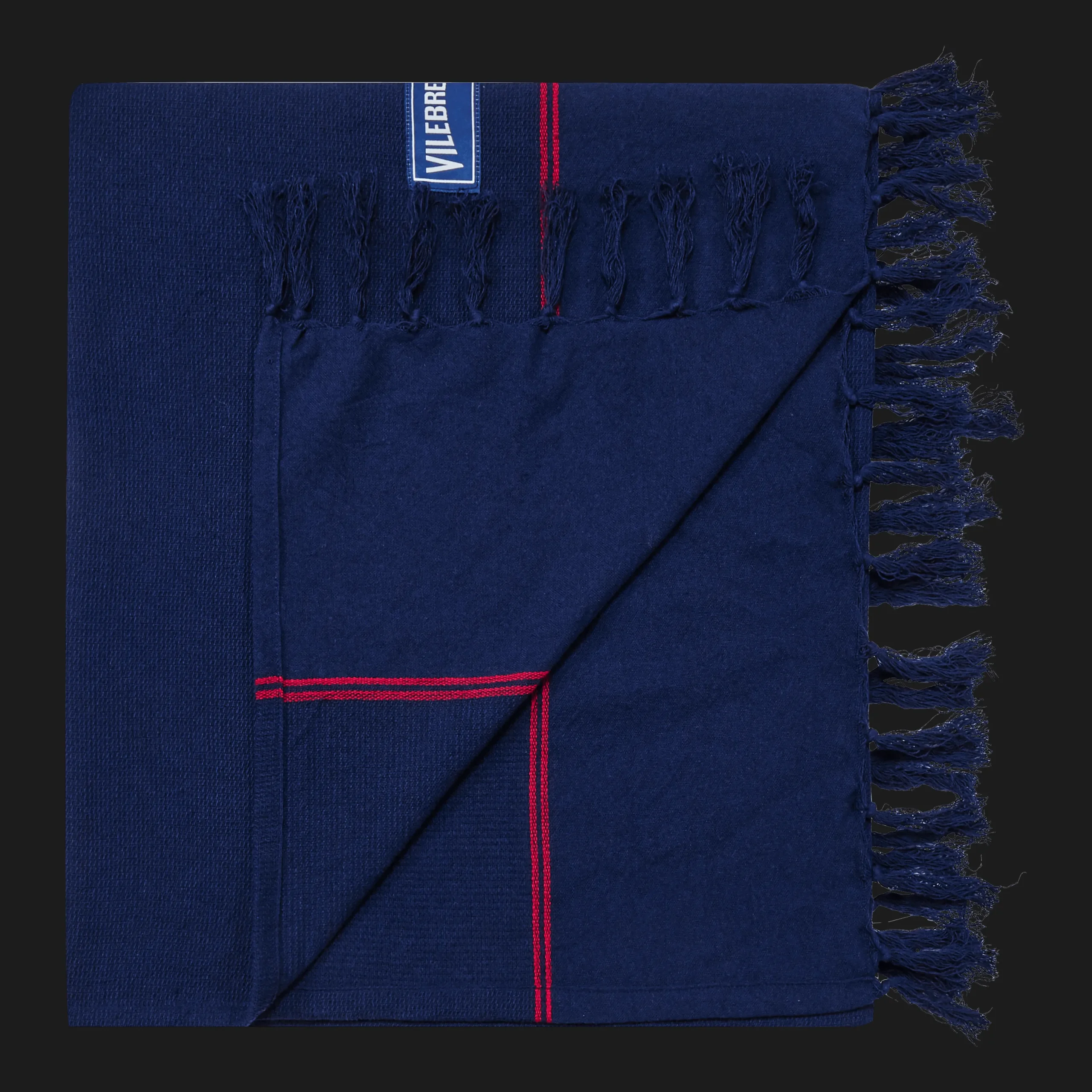 Best Sale Vilebrequin Kids Beach Towel Solid Navy/Blue