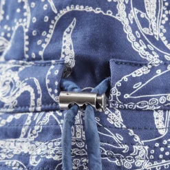 Sale Vilebrequin Kids Cotton Bucket Hat Macro Octopussy Navy/Blue