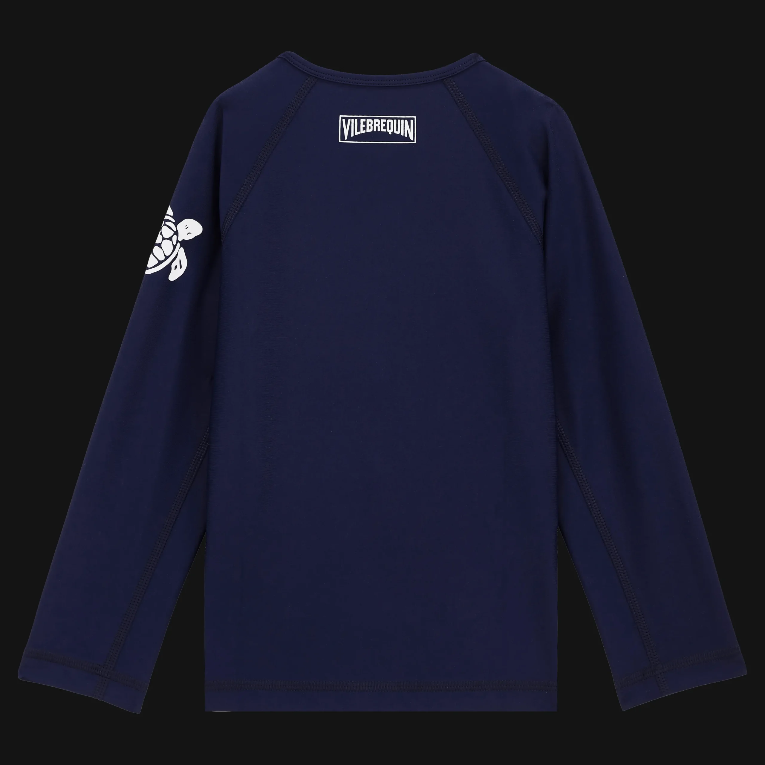 Best Sale Vilebrequin Kids Long Sleeves Rashguard Solid Navy/Blue