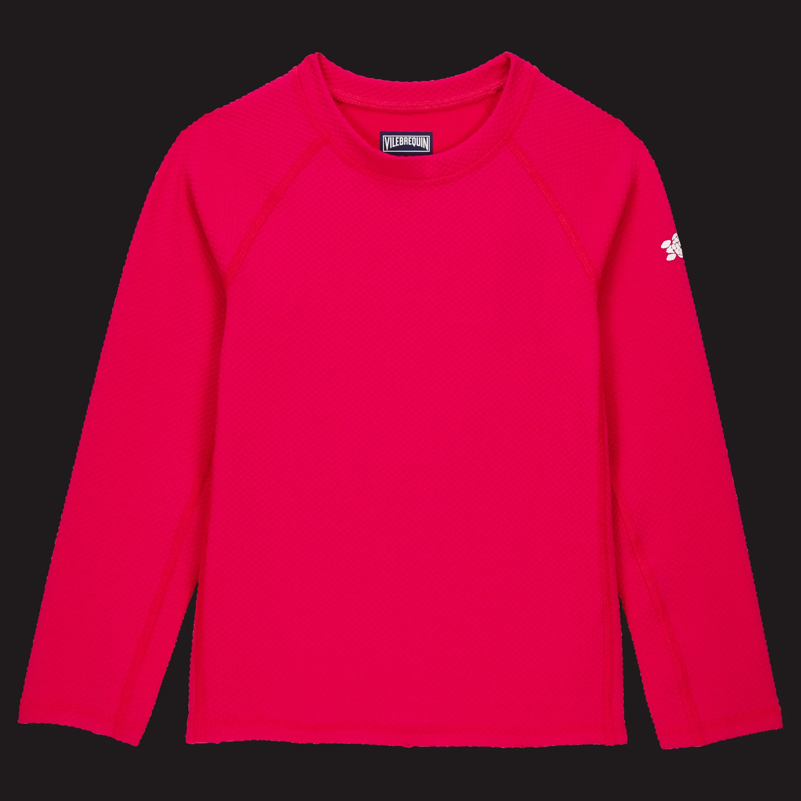 Sale Vilebrequin Kids Rashguard Textured Solid Fuchsia/Pink