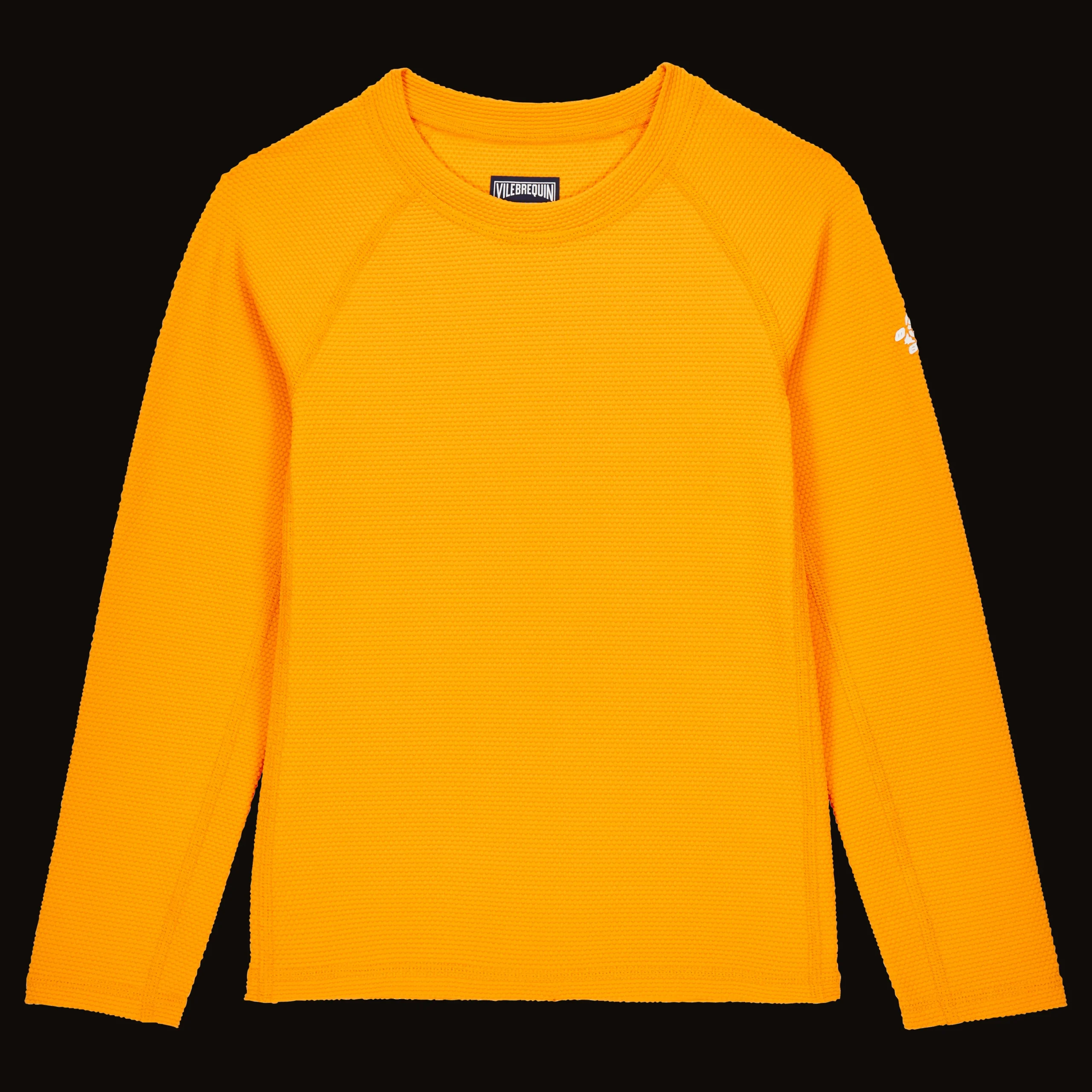 Best Vilebrequin Kids Rashguard Textured Solid Sunflower/Yellow