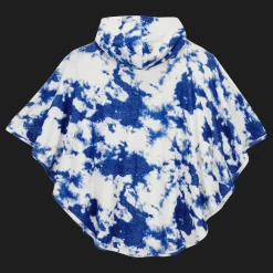 New Vilebrequin Kids Terry Poncho Tie & Dye Navy/Blue