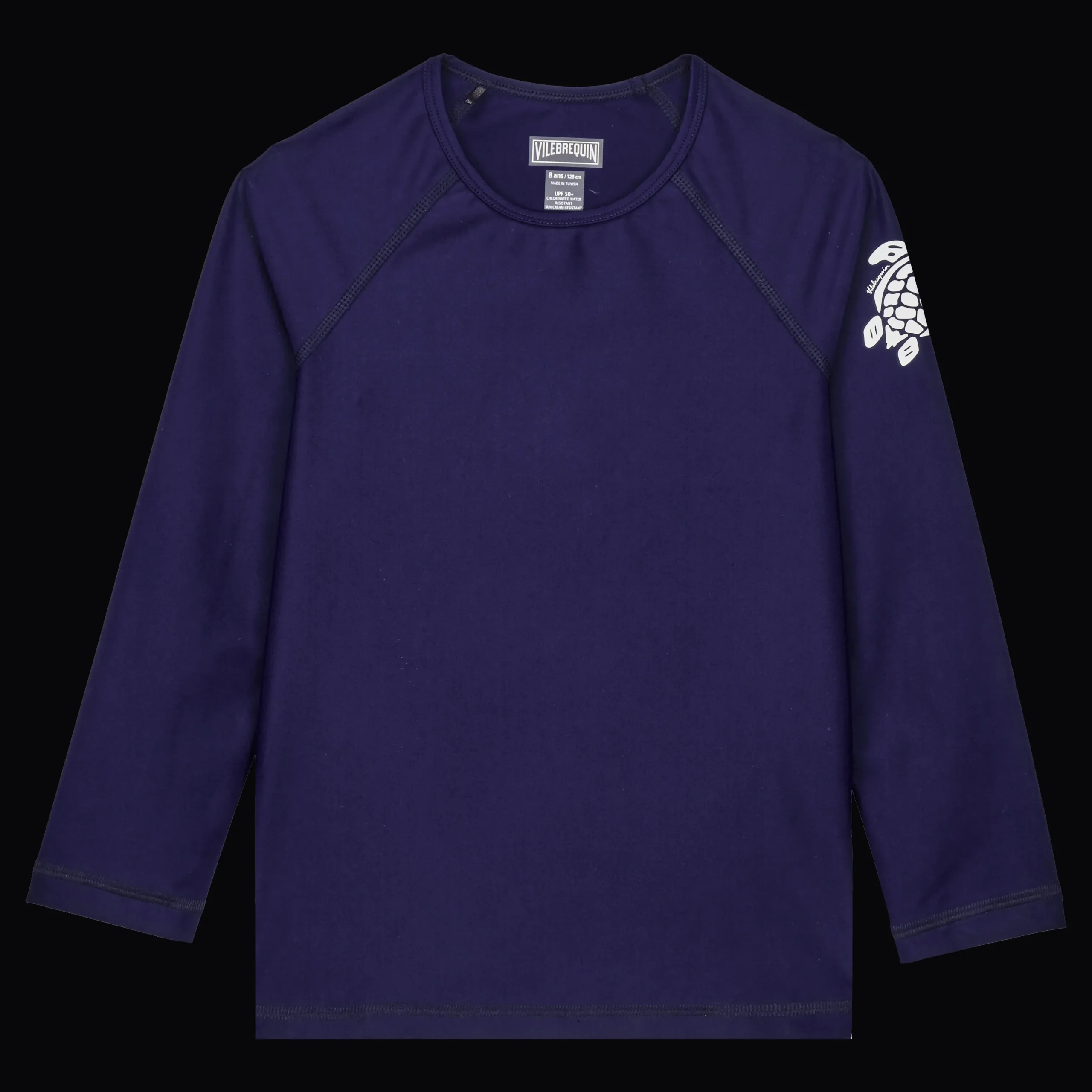 Clearance Vilebrequin Long Sleeves Rashguard Solid Navy/Blue