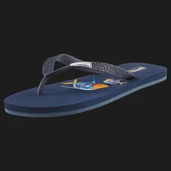 Best Sale Vilebrequin Men Beach Flip Flops Piranhas Navy/Blue