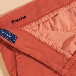 Sale Vilebrequin Men Bermuda Solid Rust/Orange