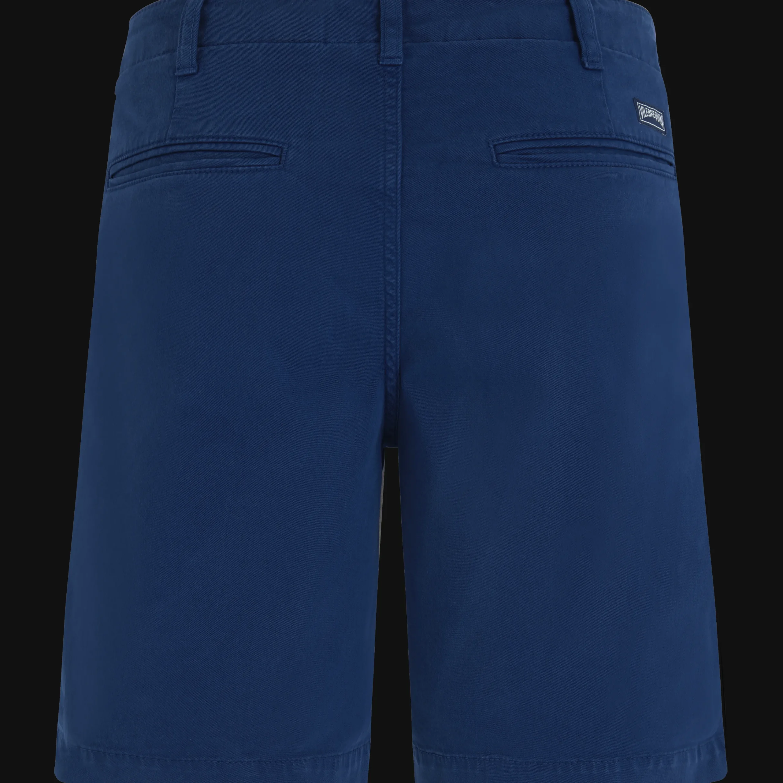 Cheap Vilebrequin Men Bermuda Solid Sea Blue/Blue