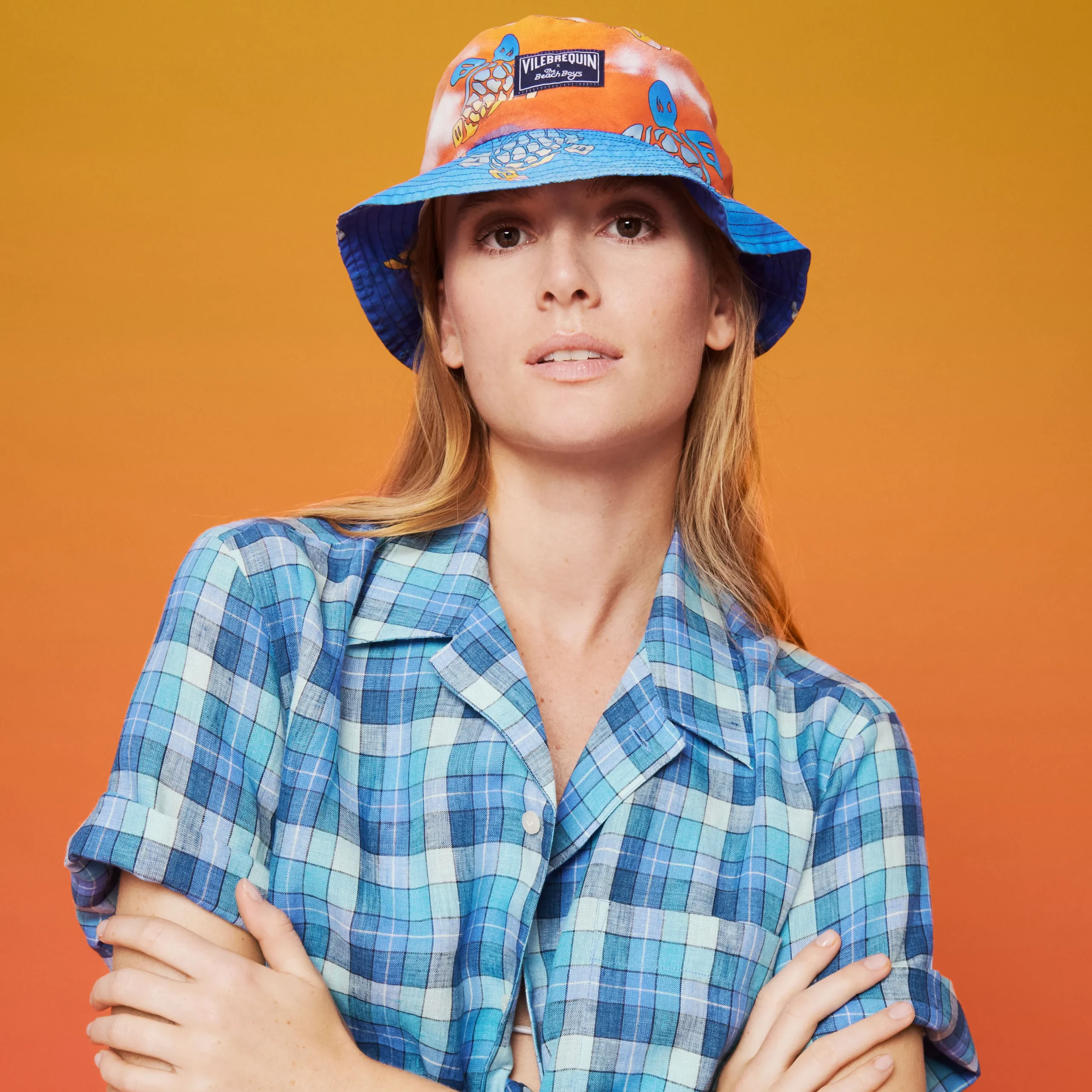 Online Vilebrequin Men Bowling Shirt Checks - X The Beach Boys Navy/Blue