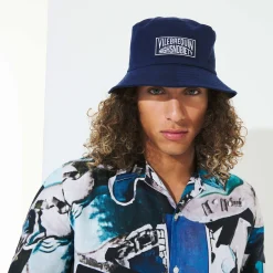 Best Sale Vilebrequin Men Bowling Shirt Linen Californian Pool Dogtown - X Highsnobiety Blue Note/Blue