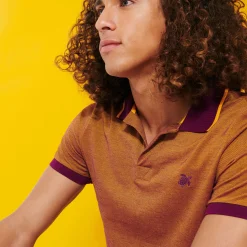 Best Sale Vilebrequin Men Changing Cotton Pique Polo Shirt Solid Kerala/Purple