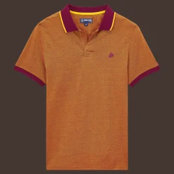 Best Sale Vilebrequin Men Changing Cotton Pique Polo Shirt Solid Kerala/Purple