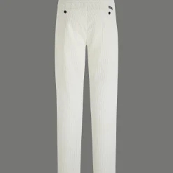 Cheap Vilebrequin Men Corduroy Large Lines Jogging Pants Solid Off White/White