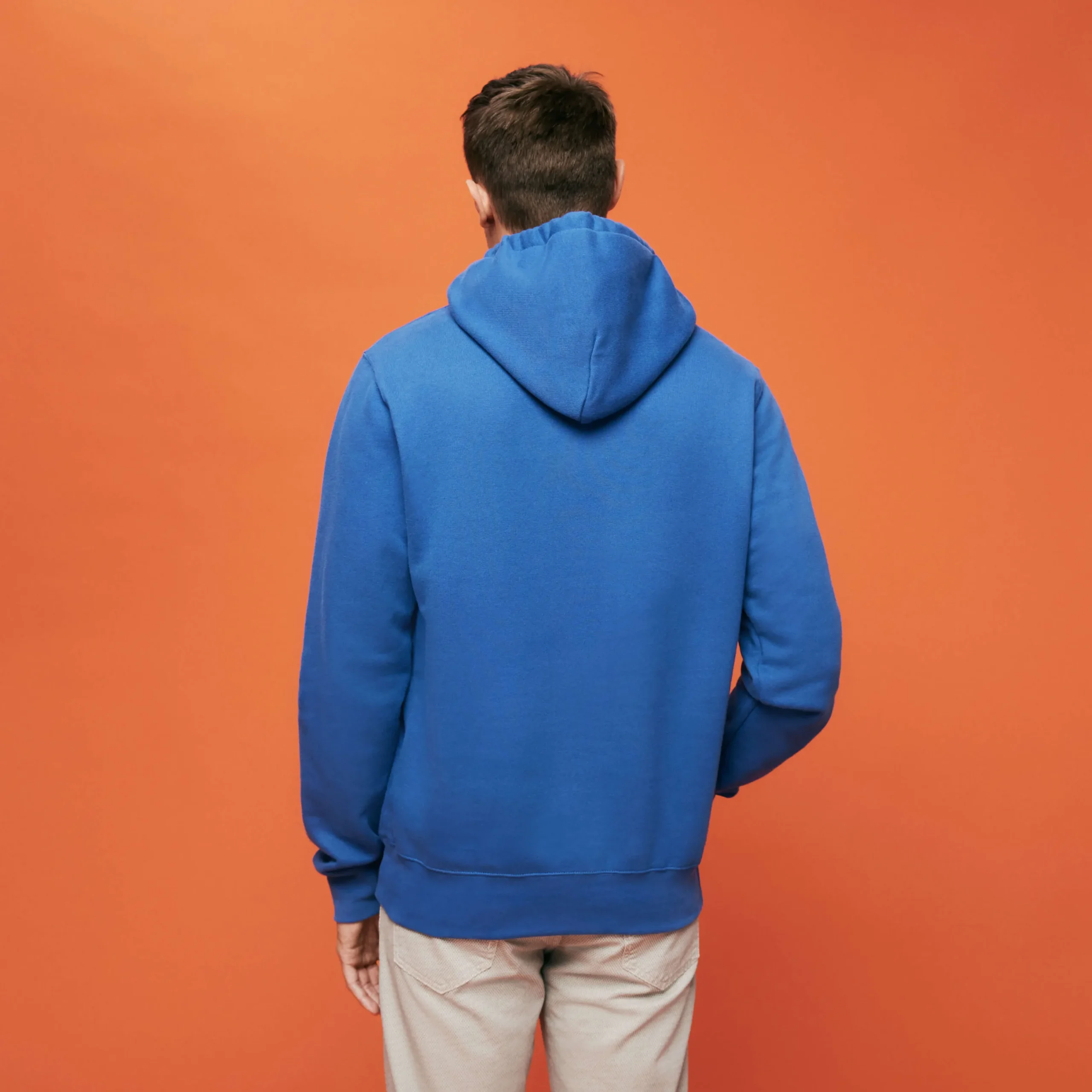 Clearance Vilebrequin Men Cotton Hoodie Sweatshirt Solid Sea Blue/Blue