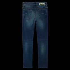 Shop Vilebrequin Men Cotton Jeans 5-Pockets Sud Med Denim W2/Blue