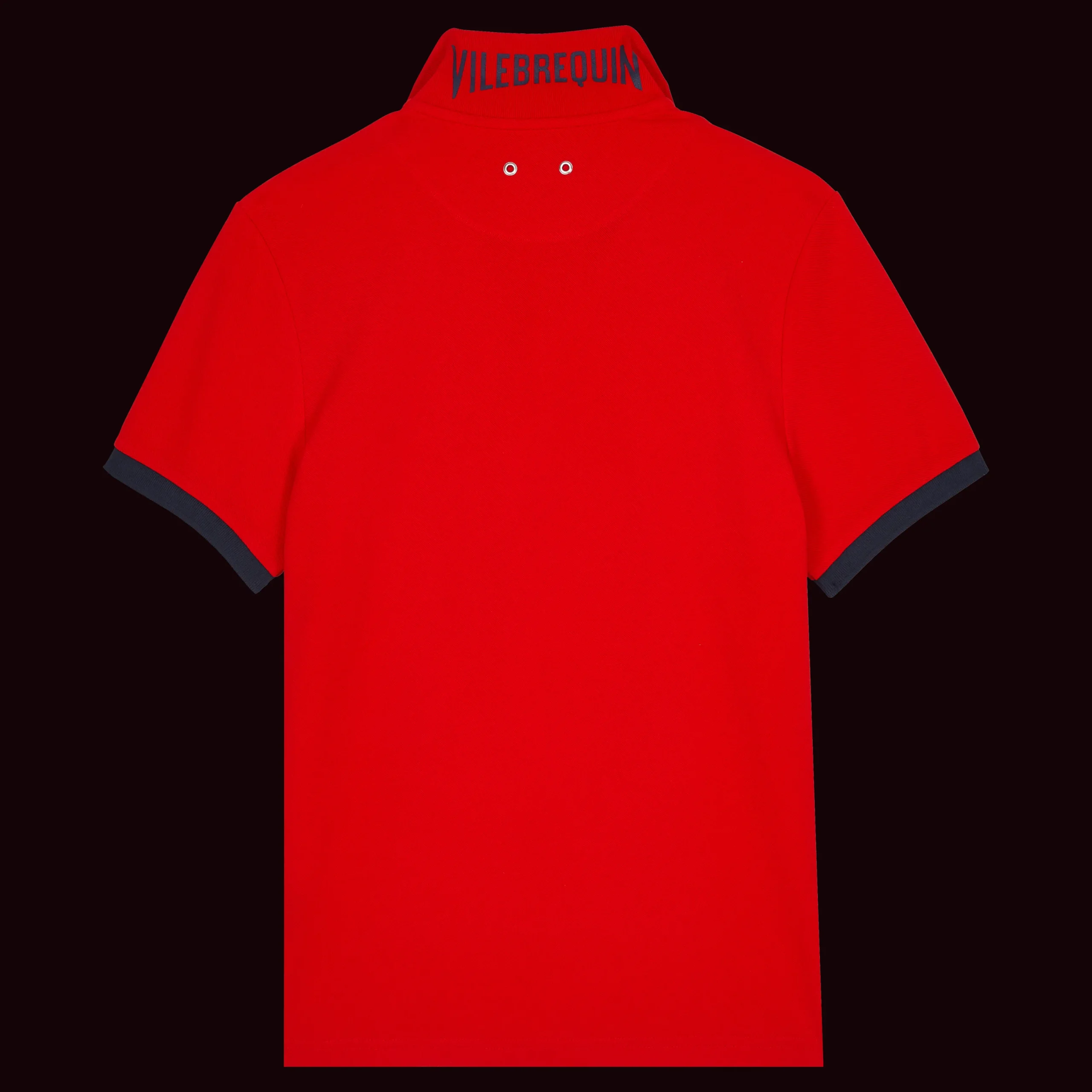 Flash Sale Vilebrequin Men Cotton Pique Polo Shirt Solid Poppy Red/Red
