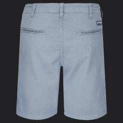 Clearance Vilebrequin Men Cotton Printed Bermuda Shorts Micro Flower Grey Metal/Grey
