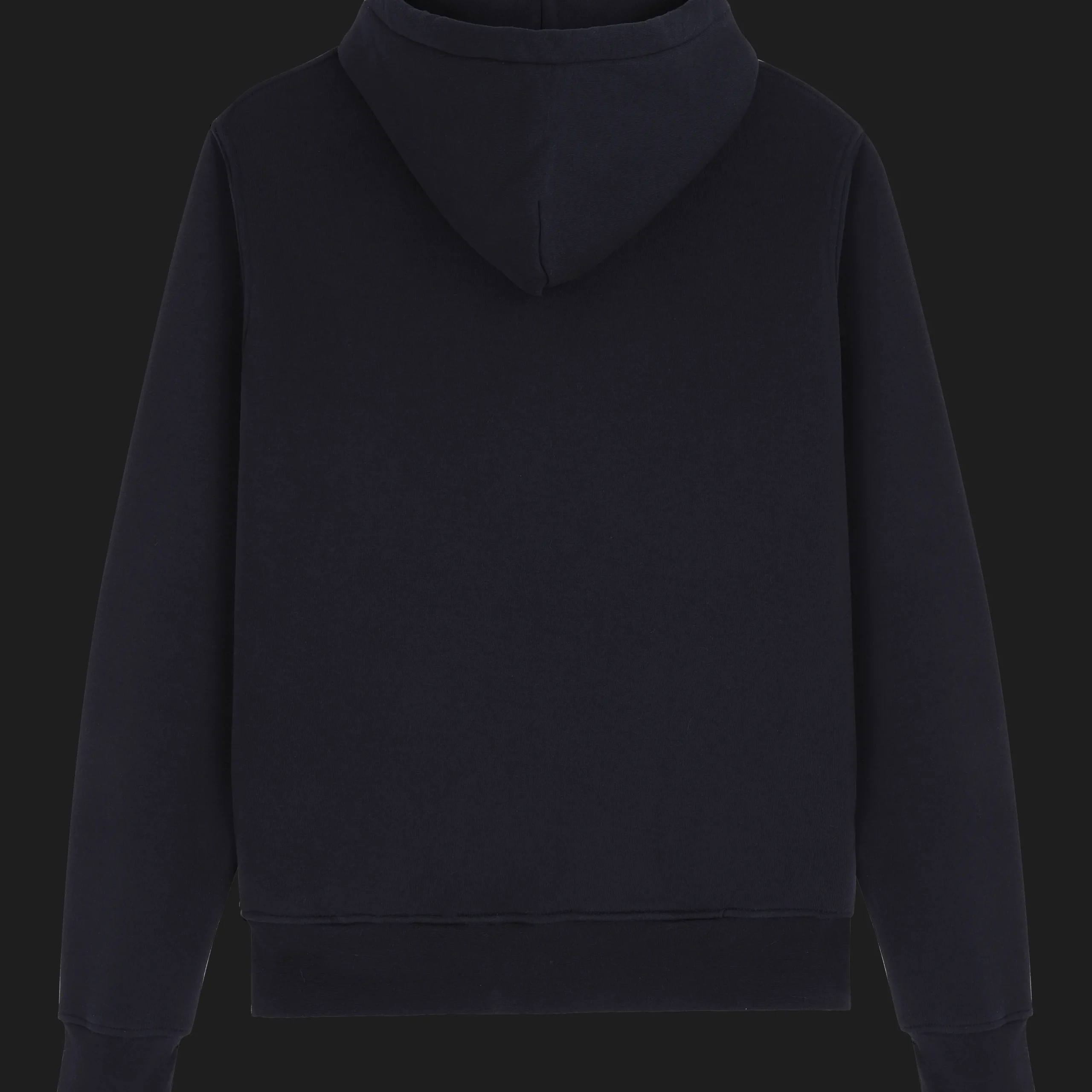 Best Vilebrequin Men Cotton Sweatshirt Solid Navy/Blue