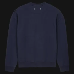 Online Vilebrequin Men Cotton Sweatshirt Stars Gift Navy/Blue