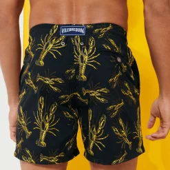 New Vilebrequin Men Embroidered Swimwear Lobsters - Limited Edition Black/Black
