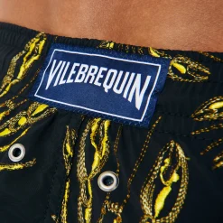 New Vilebrequin Men Embroidered Swimwear Lobsters - Limited Edition Black/Black