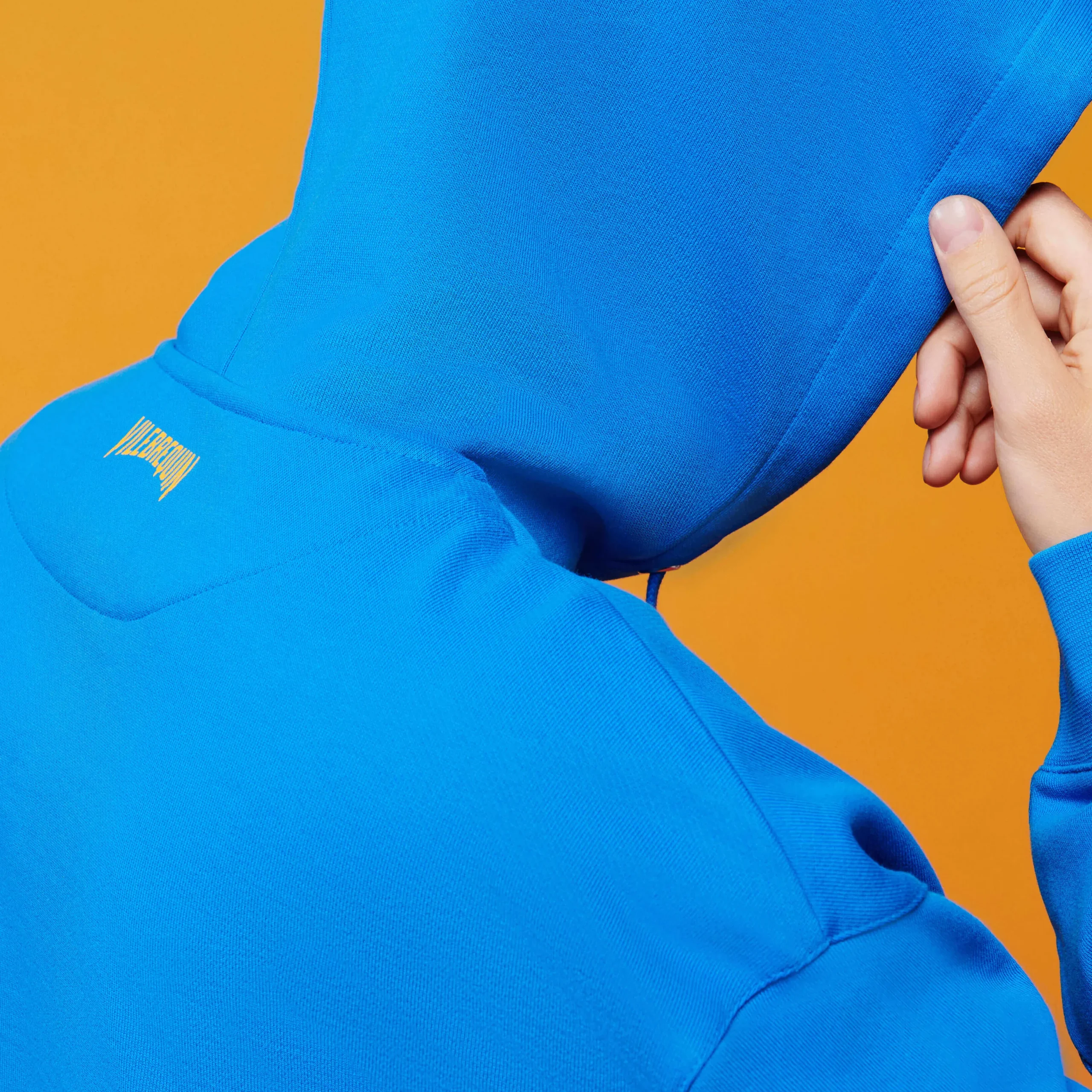 Outlet Vilebrequin Men Hoodie Gradient Embroidered Logo - X The Beach Boys Earthenware/Blue