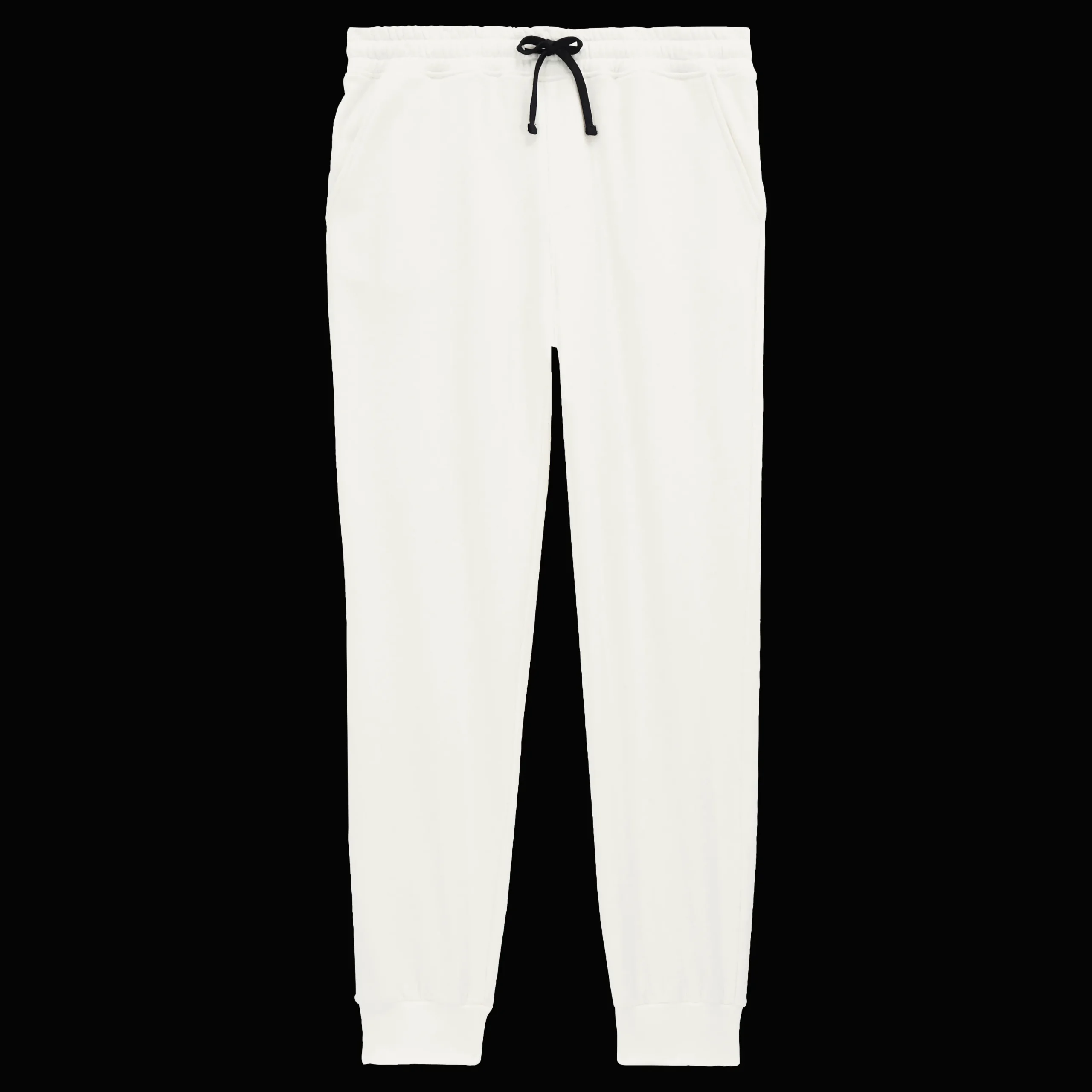 Online Vilebrequin Men Jogger Cotton Pants Solid Off White/White