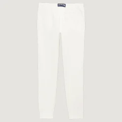 Online Vilebrequin Men Jogger Cotton Pants Solid Off White/White
