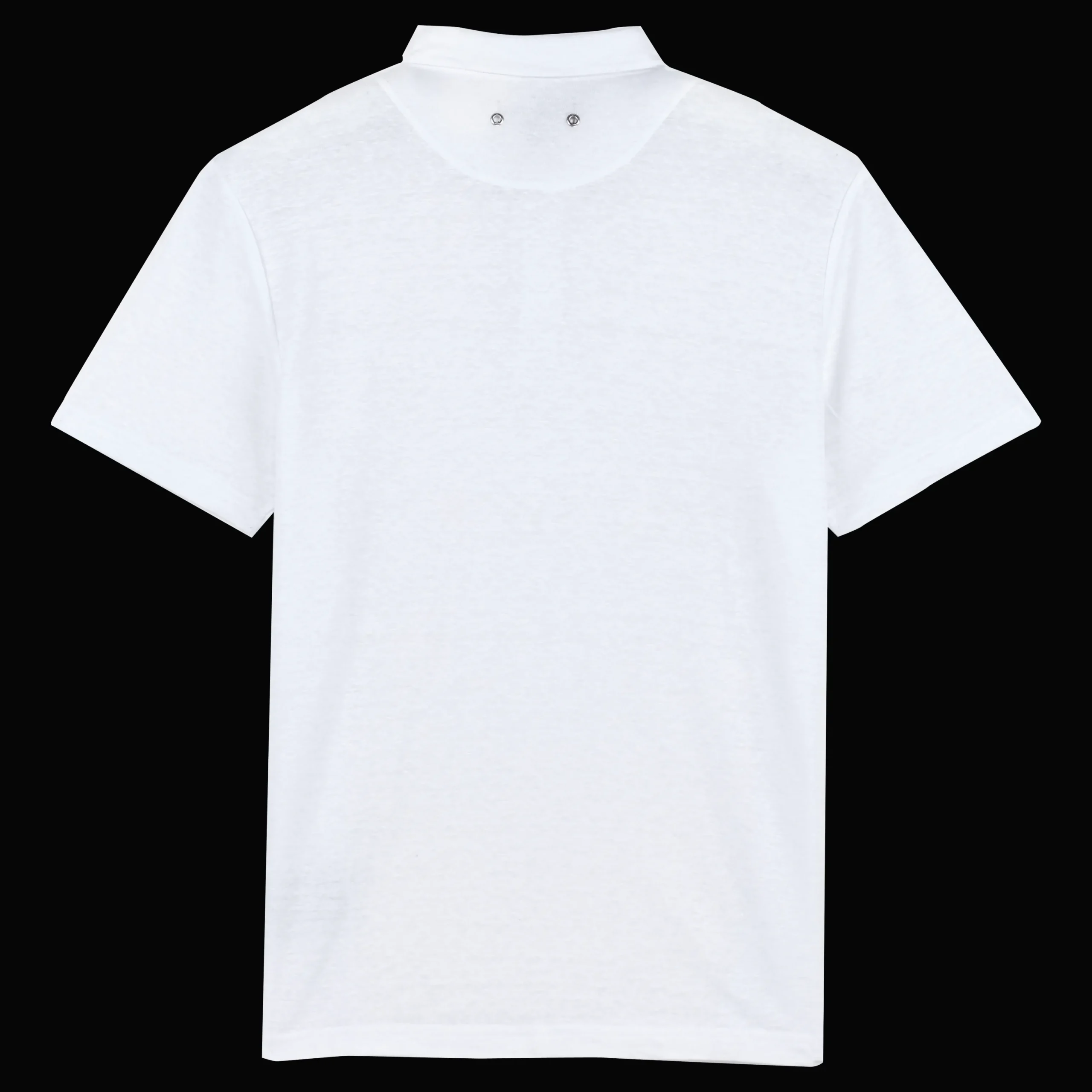 Outlet Vilebrequin Men Linen Jersey Polo Shirt Solid White/White