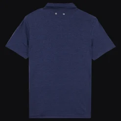 Shop Vilebrequin Men Linen Jersey Polo Shirt Solid Navy/Blue