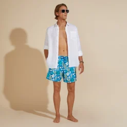 Clearance Vilebrequin Men Linen Shirt Solid White/White